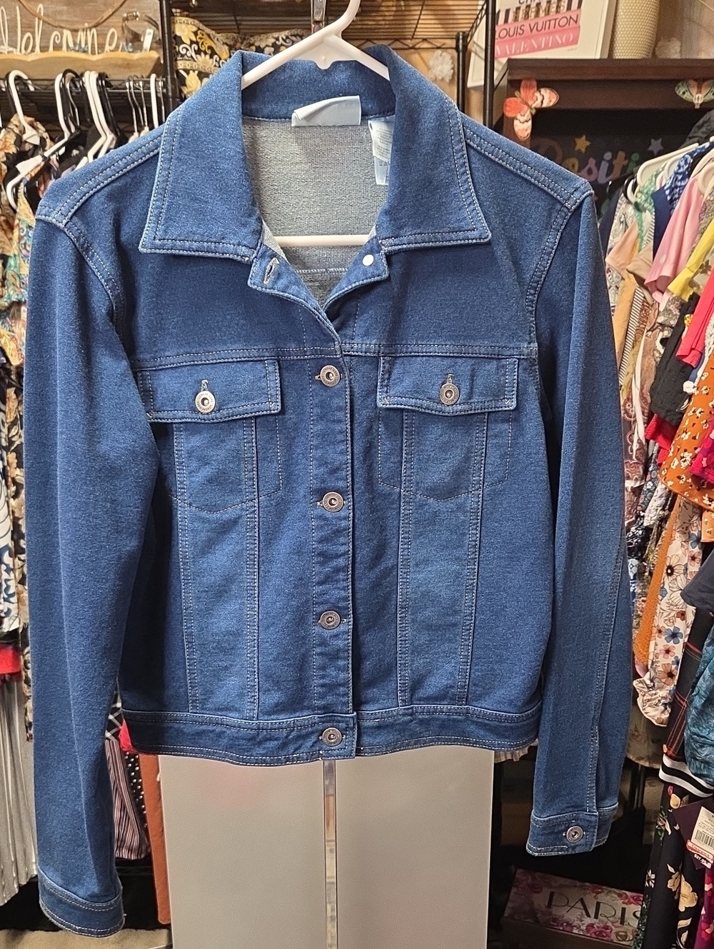 Liz Claiborne Classic Indigo  Denim Jacket